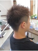 ツーブロ×スパイキー