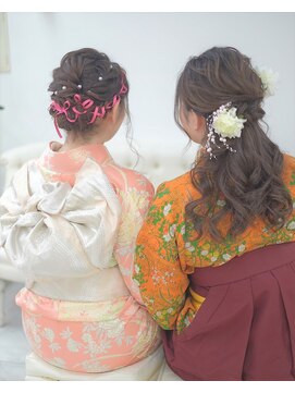 リサ 恵比寿(risa.) 卒業式ヘアセット