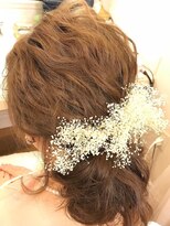 ブルーム(bluem)&nbsp;【bluem】外人風下まとめシニヨン　結婚式・パーティーにも！