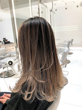 レイズ 立川(RAYS) RAYS/金本】外国人風バレイヤージュ×アッシュグレージュ