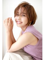 オーバーヘアー 姫路店(over hair)&nbsp;【La fith】 オリーブグレージュ×ショートスタイル