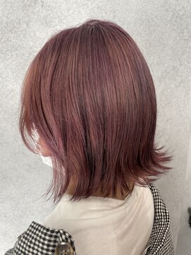 ヘアサロンM 新宿 ピンクラベンダー