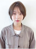 ミニショート_チェリーブラウンフェミニンロング_9298