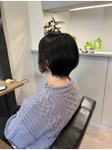 王道ショートボブヘアスタイル