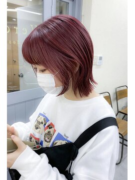 ワルム(warme) ウルフ×ワインレッド