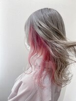 ヘアーワークス ボナ ウニクス店(HAIR WORKS bona)&nbsp;髪質改善ケアデザインカラー 大胆カラー 外国人風 ハイライト#18