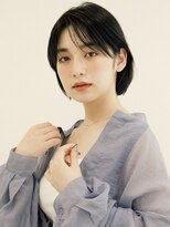 オンク 新宿(onk)&nbsp;黒髪/グレーベージュ/レイヤーロング/前髪パーマ[新宿駅]