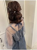 ＊ボブハーフアップ【結婚式/お呼ばれ/イベント】