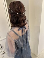 ペピンバイメルシー(pepin by merci.)&nbsp;＊ボブハーフアップ【結婚式/お呼ばれ/イベント】