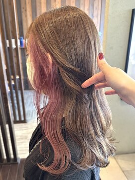 ブランシェ 小牧店(BRANCHE) ピンクインナーカラー〔西尾〕