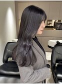 グレージュカラー/髪質改善/暗髪/レイヤーカット[恵比寿駅]