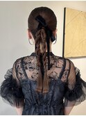 ロングヘアアレンジ
