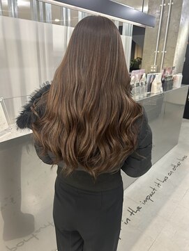 キング(K!ng) 縮毛矯正髪質改善ハイライトレイヤーカット楠葉美容室エクステ