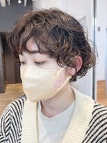 シオン(shion)&nbsp;デジタルパーマショートくびれヘア顔周りレイヤー_ba378741