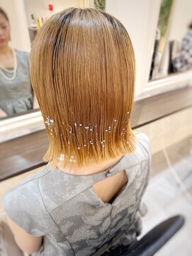 ヘアセットサロン プティ 神戸三宮(petit) ストレート外ハネ