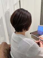 アドラーブル はなみずき店(adorable)&nbsp;【ショートボブ】【ピンクブラウン】【40代50代】