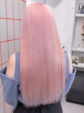 ベレーザ 渋谷神南(Beleza) 16233ブリーチ&ダブルカラー渋谷ローズブラウンモーヴピンク