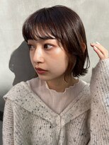 トリッカ シブヤ(TRICCA SHIBUYA)&nbsp;束感ショート/前髪あり/上品ヘア/透明感カラー