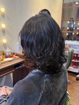 エルサフィロ キタハマ(el zafiro kitahama) 30×40×50代×似合わせカット×パーマ