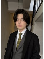 マーシー(MAAAAAC)&nbsp;メンズミディアムセンターパート【stylist/KARIN】