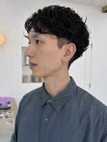 スヴニール(souvenir) メンズパーマ ニュアンスパーマ フェザーショート