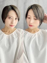 ラピス 新宿店(Lapis)&nbsp;《30代～大人透明感》白髪ぼかしハイライト＋艶カラー[新宿]