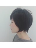サラツヤストレート×ショートボブ
