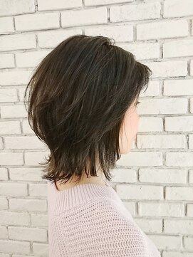 ヘアポケット スタイル店(HAIR POCKET) 大人ウルフのダークグレージュ