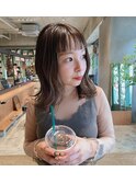 レイヤーボブ 20代30代バングで小顔に 40代とろみ感たっぷり