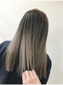 バレイヤージュ×プラチナベージュ