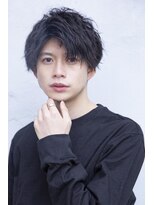 外国人風かき上げニュアンスネオウルフ