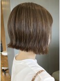 切りっぱなし 外ハネ ミニボブ♪