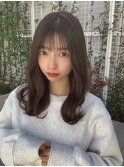 20代30代大人かわいいセミロングヘア★シフォンブランジュ