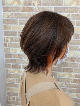 フォルック(FoLooK) イヤリングカラー×オレンジ