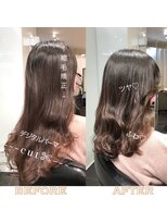 ストカール＝縮毛矯正×デジタルパーマ☆表参道髪質改善