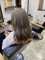 ヘアサロン ドットプラス 町田店(dot. plus) セミロング×グレージュ