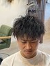 メンズカット+パーマ＋選べるヘアケア¥11880⇒9900