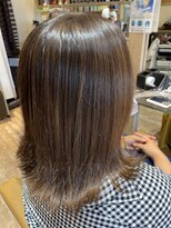 セピアージュ セプト(hair beauty clinic salon Sepiage sept)&nbsp;ハイライトカラー/白髪ぼかし/ナチュラル外ハネ/下赤塚