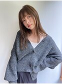 髪質改善水素カラー♪透明感シアーベージュ