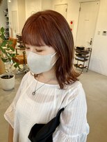 ジジ 宇都宮(Gigi)&nbsp;くびれヘア/アプリコットオレンジ/宇都宮/鶴田