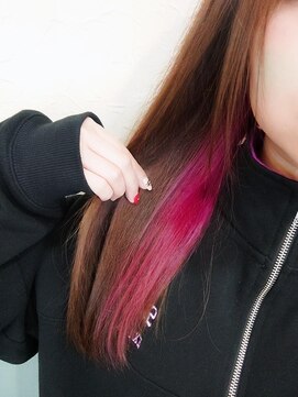 プティパ(Petit Pas) インナーカラー　×　バイオレットピンク