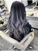 シールエクステ グラデーション