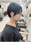大人可愛い30代40代50ショートボブショート丸みショート