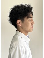 ネクストフォーヘアー(NEXT for hair) 緩め　ツイストパーマ　刈らないマッシュ　アップバング