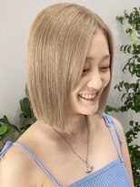 ラルガ 黒崎(Raruga)&nbsp;ハイライトカラーミルクティーベージュレイヤーカット