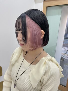 カシェル(cashel kishaba) ピンク×ブラック