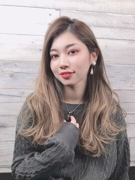 ニスル 町田店(NISURU) 黒髪/クラゲヘアー/オリーブグレー/小顔/ココアベージュ