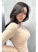 くびれヘア顔周りカット 【韓国ヘア 大阪 梅田】