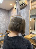 切りっぱなしボブ