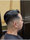 7:3ミドルスキンフェード/大宮/バーバー/メンズカット/与野